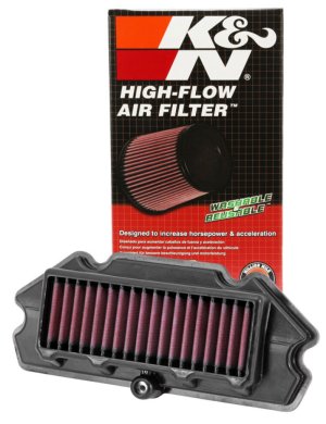 Kawasaki EX650R Direct Fit Air Filter - K&N Engineering - High-Flow - `12-`13